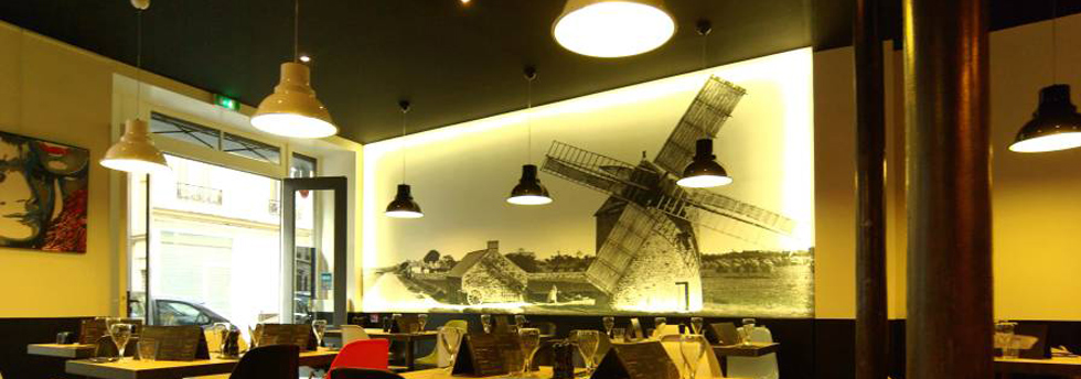 Plafond Miroir Toile Tendu pour Restaurants et Bars